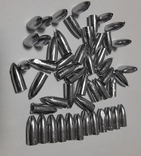 Plomada Tipo Bala De 1/2 Onza 25 Piezas