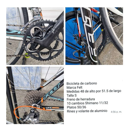 Bicicleta Flet Fibra De Carbono