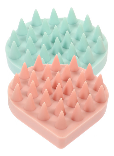 Cepillo De Baño De Silicona Para Masaje Capilar, 2 Unidades