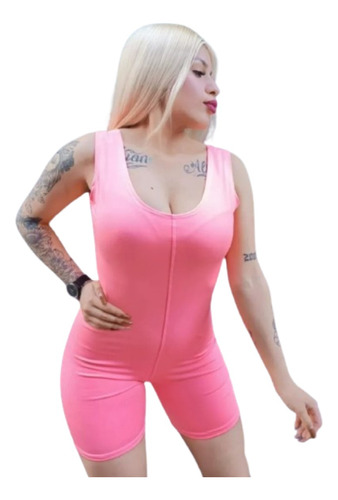 Catsuit Mono Corto Deportivo Biker Lycra Premium