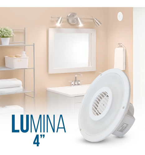 Extractor De Aire Lumina 4 Blanco Masterfan