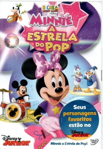 Dvd A Casa Do Mickey Mouse - Minnie A Estrela Do Pop 