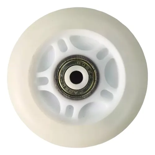 Ruedas Led Blancas X4  Rollers Pu 76mm/82a Chilli Boards