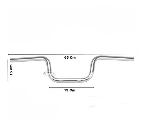 Guidão Xtz 125 Grafite Guidon De Moto Yamaha 2014 2015 2016