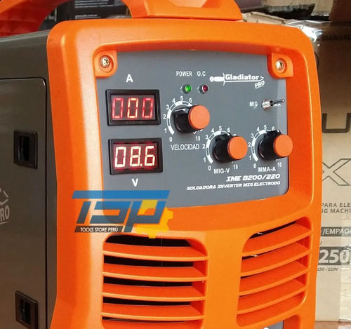 Máquina De Soldar Mig Sin Gas 5kgs Gladiator 200amp 2 En 1 | Envío gratis