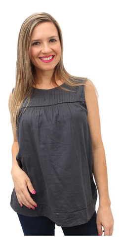 Blusa Old Navy Plizas Algodon Ideal Verano Talle Grande 