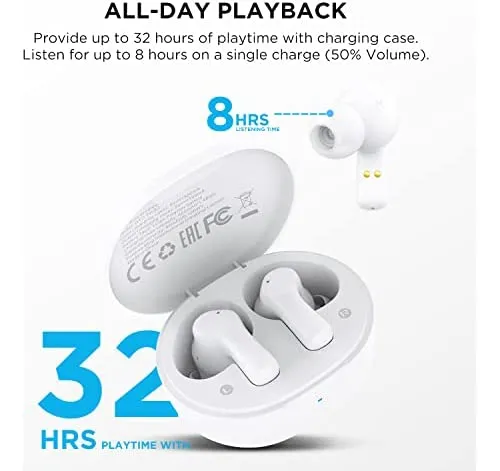 Auriculares Htc True Wireless 1 Bluetooth 5.1 Con Estuche De