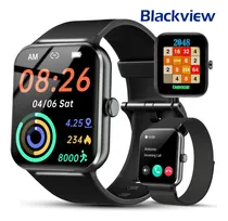 Comprar Smartwatch Hombre Mujer, Llamada Bluetooth, Ip68, Notificación De Mensajes, Reloj Inteligente Ios\u002Fandroid Smart Watch, Smartwatches, Deportivo Salud, Blackview R50