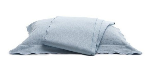 Colcha Piquet Super Solteiro Tognato Capela Algodão Azul