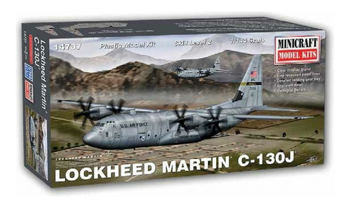 Minicraft 14737 1:144 C 130j, With 2 Markings Usaf