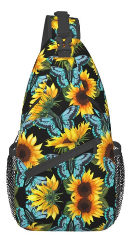 Jshxjbwr Mochila Con Honda Girasol Bolsas Hombro Cruzadas Y