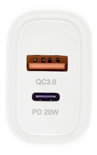Imagem 2 de 3 de Tomada Carregadora De Parede 20w Usb C + Usb I2go