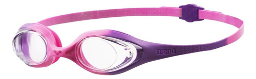 Óculos de piscina infantis Arena Spider, ajuste perfeito, cor violeta/transparente/rosa