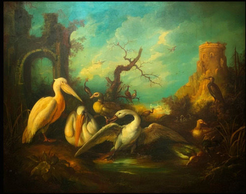 Oleo Antiguo Fina Obra Alberto Spinzio (Usado)