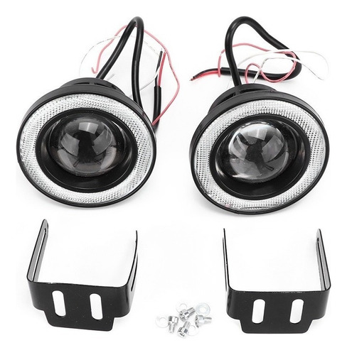 2 Faros Led Ojo De Angel 2.5 Luz Antiniebla Delantera Led