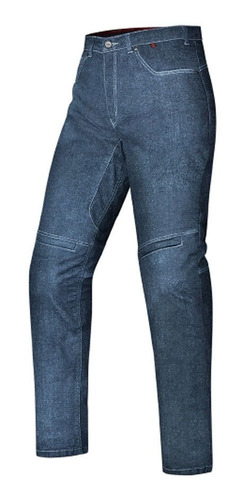 Imagem 1 de 4 de Calca X11 Jeans Ride Kevlar Azul