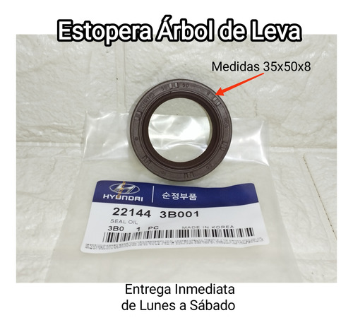 Estopera Arbol Leva Kia Sportage Motor 2.0 22144-3b001