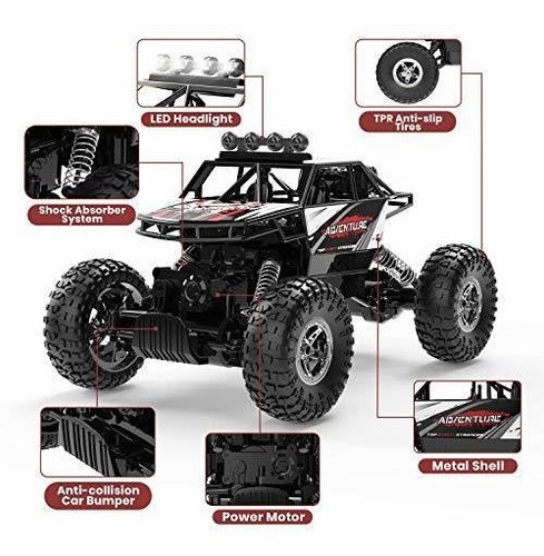 Carro De Control Remoto Todoterreno Monster Truck Carcasa De