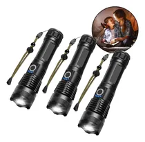 Comprar 3x Lanterna Tática Militar 5 Modos De Iluminação Zoom 15000x