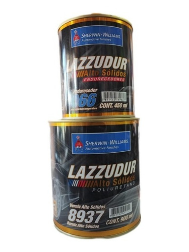 Barniz Automotriz Auto Laca Clear Hs Sherwin 8937 Kit 1/4gl