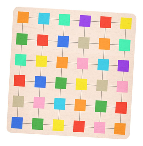 Juguetes, Rompecabezas De Cuadrados De Colores, Rompecabezas