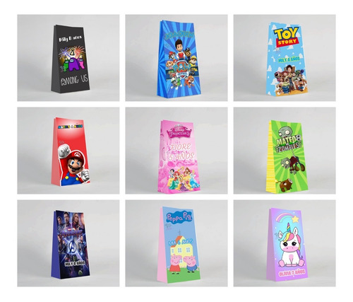 Imagen 5 de 6 de Pop Its Bolsas Para Sorpresitas Pack X10