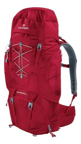 Mochila Ferrino Narrows 50 Lts Mochilero Camping Trekking Color Rojo