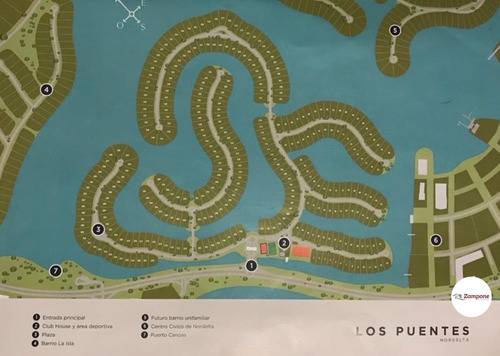 Imagen 3 de 7 de Los Puentes - Lotes Al Lago Central - (un Barrio Sobre El Lago) - Nordelta - Preventa