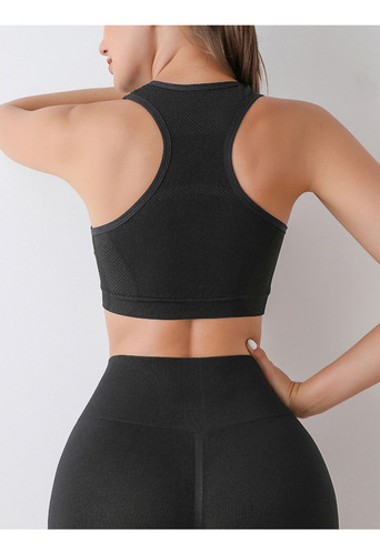 Leggins Levanta Gluteos+ Bra Pushup Conjunto Deportivo Mujer