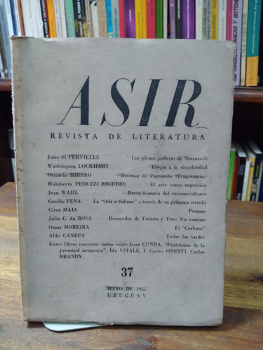 Asir. Revista Literaria Nº 37 (uruguay)