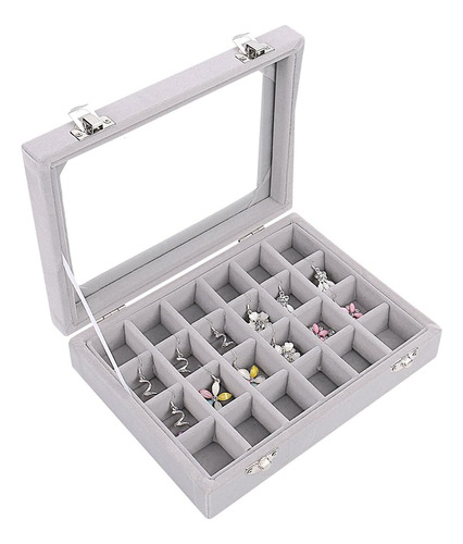 Caja De Almacenamiento Para Exhibición De Anillos Y Joyas (