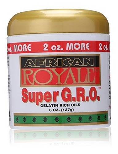 Gelatina - Aceite Rico En Gelatina African Royale Super Gro,