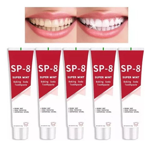 Creme Dental Probiótico Cc 5 Sp8 Fresh Whitening