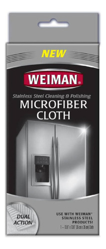 Weiman Paño Microfibra Acero Inoxidable 1 Unid
