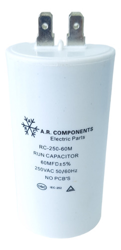 Capacitor Bomba De Agua A. R. Components 60mfd