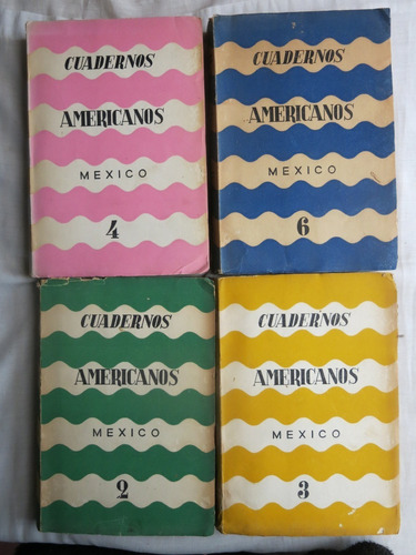 Cuadernos Americanos - Lote 4 Tomos - Mexico