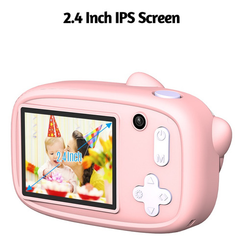 Cámara Digital De Caricatura Para Niños, 26mp 1080p