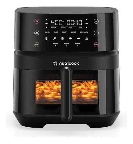 Nutricook Air Fryer 3 Vision Con Ventana Transparente Y Luz