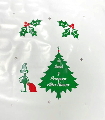 Bolsas Para Boutique Con Motivo Navideño De 40×50 Cm 