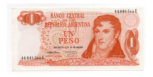 Argentina Billete 1 Peso Ley Bottero 2318