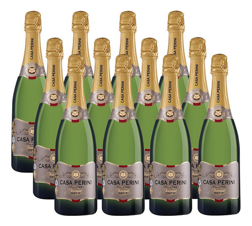 Kit 12 Espumantes Casa Perini Brut 750ml