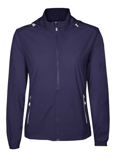 Chaqueta Mujer Running Cortaviento Stretch Secado Rapido