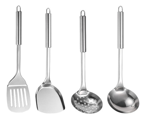 Juego De Cocina De Acero Inoxidable 4 Piezas, Cucharón Sopa