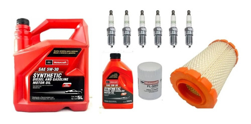 Kit Afinacion 5w30 Motorcraft Ford Escape  V6 2009 2010 2011