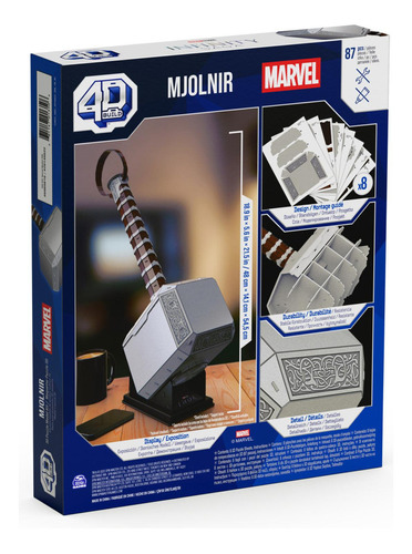 4d Puzzles: Marvel - Mjolnir Rompecabezas 4d