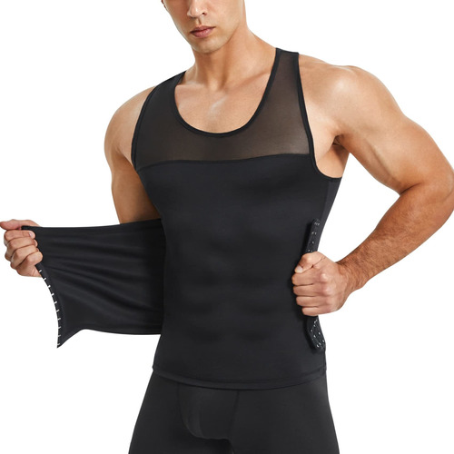 Molutan Camiseta Compresion Para Hombre Faja Moldeadora