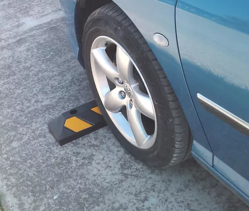 Tope De Estacionamiento Para Piso De Garaje, Bloquea Las Rue