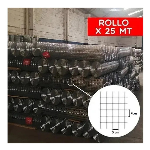 Malla Tejido Electrosoldada Rollo 1.8m Alto X 25m/l 1.9mm