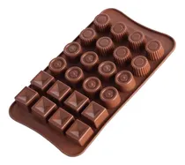 Comprar Molde Silicon 24 Hueco Jabón Gelatina Chocolate Hornear