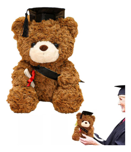 Oso De Graduación De 28 Cm, Peluche Para Niños